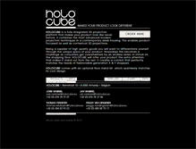 Tablet Screenshot of holocube.eu